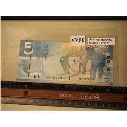 2008 5 Dollar Bill BC67a Repeater Jenkins Dodge