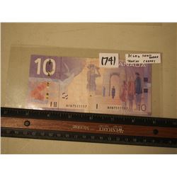 2005 10 Dollar Bill BC68b 3 digit Radar Jenkins Carney