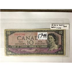 1954 10 Dollar Bill BC32b Beatie Coyne (Devils Face)