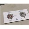 Image 1 : Pair Of Quarters, 2009, Mens Hockey, Colored And Uncolored