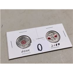 Pair Of Quarters, 2004/2010, Remembrance