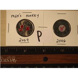 Pair Of Quarters, 2006/2009, Mens Hockey/ Pink Ribbon