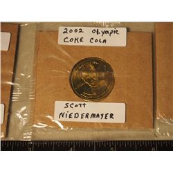 2002 Coke Olympic Coin; Scott Neidermayer
