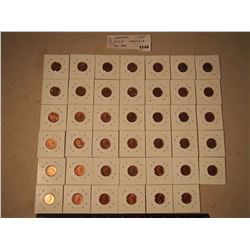 Canadian Cent Minor Varities x 41