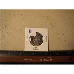 Canadian 50 Cent Piece, 1991