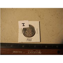 Canadian 50 Cent Piece, 1988
