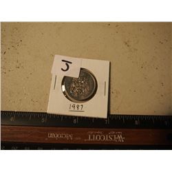 Canadian 50 Cent Piece, 1987