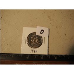 Canadian 50 Cent Piece, 1982