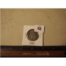 Canadian 50 Cent Piece, 1980