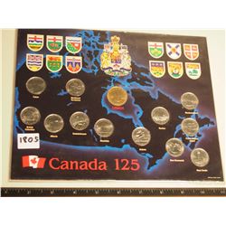 1992 Canada 125 Coin set