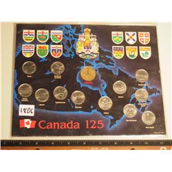 1992 Canada 125 Coin set