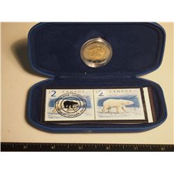 1998 Polar Bear Stamp and Coin Set