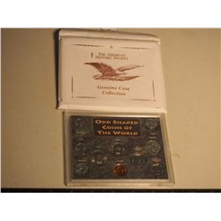 Odd Shaped coins of the world set