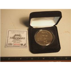Jose Theodore Nickel Medallion