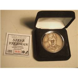 Steve Yzerman Nickel Medallion