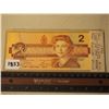 Image 1 : Vintage 2$ Canadian Bill (1) (1986 ARK 3787439