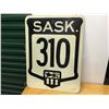 Image 1 : Metal Sask 310 Sign, 24"x18"