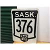 Image 1 : Metal Sask 376 Sign, 24"x18"
