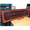 Image 4 : Wooden Smiles'n Chuckles Chocolates Sign, 43"x13"