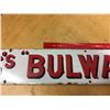 Image 3 : Original Porcelain Will's "Bulwark" Cut Sign, 51"x6"