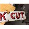 Image 5 : Original Porcelain Will's "Bulwark" Cut Sign, 51"x6"