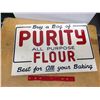 Image 1 : Purity All Purpose Flour Metal Sign, 22"x15"