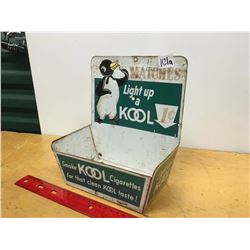 Kool Metal Matches Display, Embossed, 8"x7"x4"