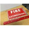 Image 2 : Metal Fire Extinguisher Sign, DS, 9"x4"
