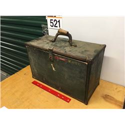 Wood Toolbox, Shelf Style, 17"x11"x8"