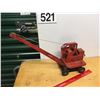 Image 4 : Red Metal Wrecking Ball Truck Toy