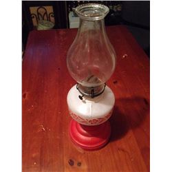 Red Base Oil Lamp