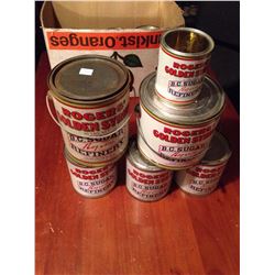 Rogers Golden Syrup Tins (6)