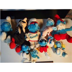 Lot Of Smurf Dolls