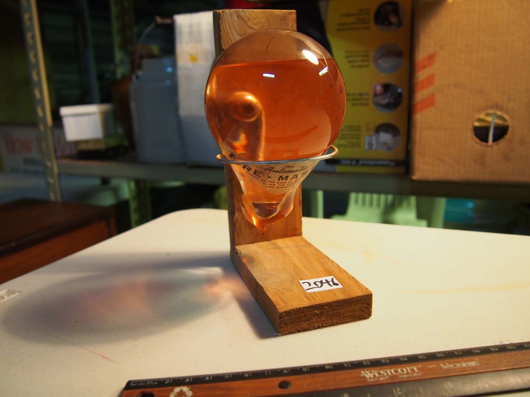 Fire Master Liquid Fire Extinguisher Globe with Stand