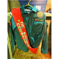 1980's Boy Scouts and Cub Scouts Uniforms with Caps