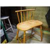 Image 1 : Small Pine Hall Chair, 18” Tall And 20” Wide