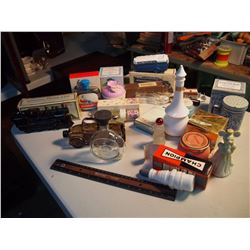 Lot Of Vintage Avon Bottles & Boxes