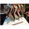 Image 2 : Folk Art Metal Duck Decoys (4)