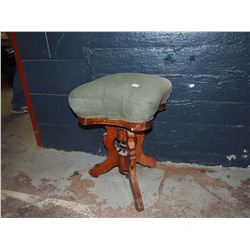 Eastlake Upholstered Piano Stool