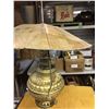 Image 6 : Brass Hanging Store Lamp (12" x 5" Chimney)