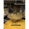 Image 9 : Brass Hanging Store Lamp (12" x 5" Chimney)
