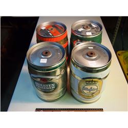 Aluminum Beer Kegs (4)(1 Gallon)