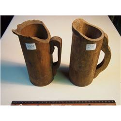 1 Pint Wooden Handled Vinegar Measures (2)