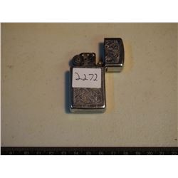 Zippo A 17 Lighter Silver Engraved