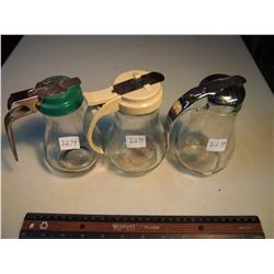 1950's Syrup Jugs (3)