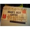 Image 1 : DS Cardboard Ad (Braid’s Best Coffee, Lanka Tea) 18” Long