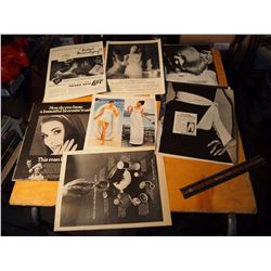Lot of 11 Women Oriented Vintage Ads
