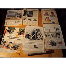 Lot of 14 Photography Related Vintage Ads