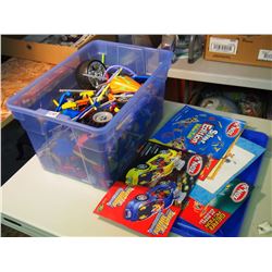 Huge Tub Of K'Nex (Spacers, Connectors, Gears Wheels, Etc)