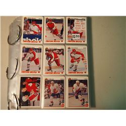 1991-92 Upper Deck Hockey Series 1 - 500 Card Set in 9 Pocket Binder Pages